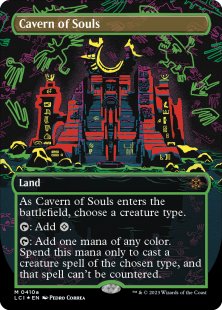 Cavern of Souls (#410a) (Neon Ink) (foil) (borderless)