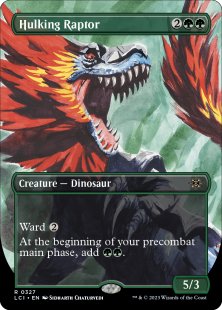 Hulking Raptor (borderless)