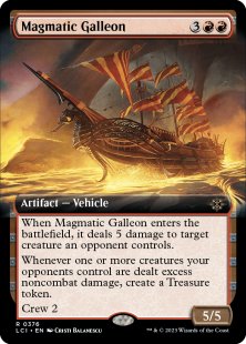 Magmatic Galleon (foil) (extended art)
