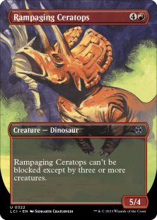Rampaging Ceratops (foil) (borderless)