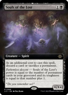 Souls of the Lost (foil) (extended art)