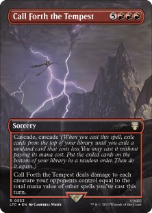 Call Forth the Tempest (#553) (surge foil) (borderless)