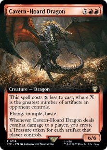 Cavern-Hoard Dragon (extended art)