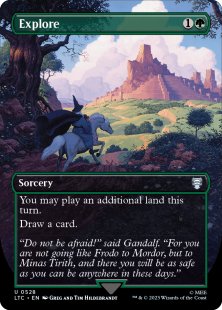 Explore (silver foil) (borderless)