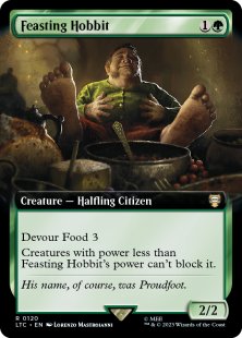 Feasting Hobbit (extended art)