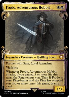 Frodo, Adventurous Hobbit (silver foil) (showcase)