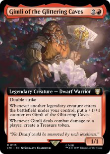 Gimli of the Glittering Caves (extended art)