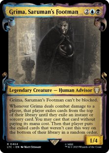 Gríma, Saruman's Footman (silver foil) (showcase)