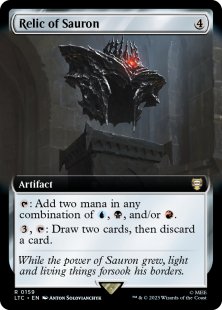 Relic of Sauron (extended art) - Lord of the Rings: Tales of Middle-Earth Commander Varianten | Bazaar of Magic