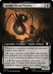 Shelob, Dread Weaver (extended art)