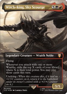 Witch-king, Sky Scourge (#555) (surge foil) (borderless)