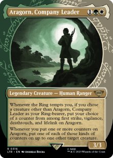 Aragorn, Company Leader (#316) (showcase)