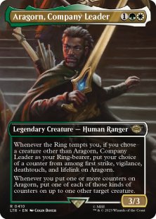 Aragorn, Company Leader (#410) (borderless)