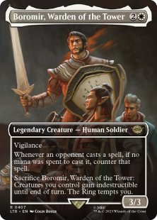 Boromir, Warden of the Tower (#407) (borderless)