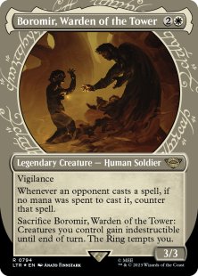 Boromir, Warden of the Tower (#794) (surge foil) (showcase)