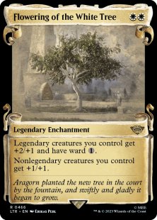 Flowering of the White Tree (#466) (silver foil) (showcase)