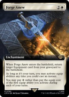 Forge Anew (#760) (surge foil) (extended art)