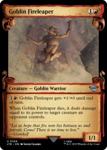 Goblin Fireleaper (silver foil) (showcase)