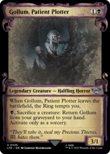 Gollum, Patient Plotter (#535) (silver foil) (showcase)