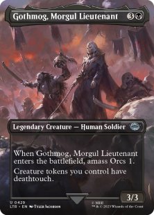 Gothmog, Morgul Lieutenant (#429) (foil) (borderless)