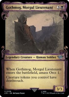 Gothmog, Morgul Lieutenant (#538) (silver foil) (showcase)