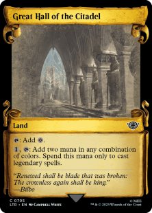Great Hall of the Citadel (silver foil) (showcase)