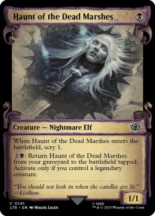 Haunt of the Dead Marshes (silver foil) (showcase)