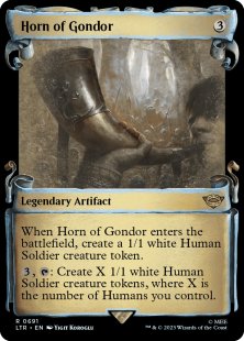 Horn of Gondor (#691) (silver foil) (showcase)
