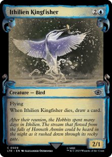 Ithilien Kingfisher (silver foil) (showcase)