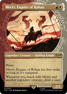 Merry, Esquire of Rohan (#325) (foil) (showcase)
