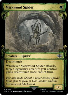 Mirkwood Spider (silver foil) (showcase)