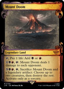 Mount Doom (#709) (silver foil) (showcase)