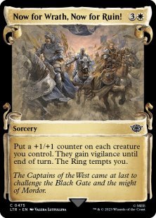Now for Wrath, Now for Ruin! (silver foil) (showcase)