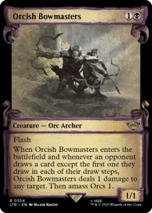 Orcish Bowmasters (#554) (silver foil) (showcase)