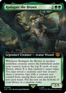 Radagast the Brown (#365) (extended art)