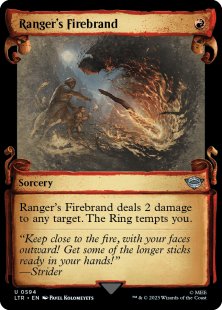 Ranger's Firebrand (silver foil) (showcase)