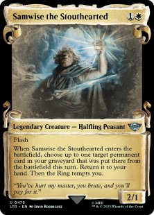 Samwise the Stouthearted (#479) (silver foil) (showcase)