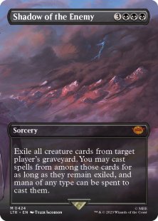 Shadow of the Enemy (#424) (foil) (borderless)