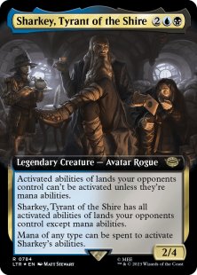 Sharkey, Tyrant of the Shire (#784) (surge foil) (extended art)