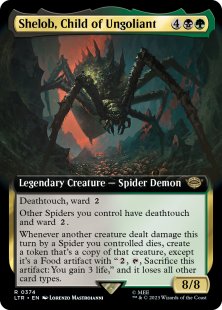 Shelob, Child of Ungoliant (#374) (extended art)