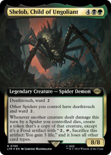 Shelob, Child of Ungoliant (#785) (surge foil) (extended art)