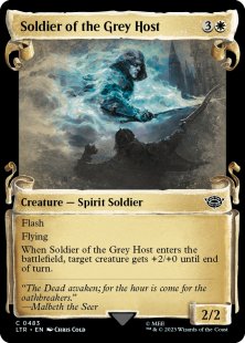 Soldier of the Grey Host (silver foil) (showcase)