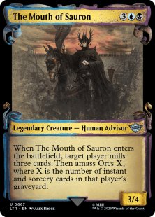 The Mouth of Sauron (silver foil) (showcase)
