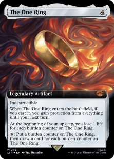 The One Ring (#791) (surge foil) (extended art)