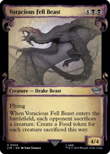 Voracious Fell Beast (#564) (silver foil) (showcase)