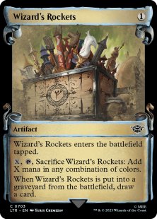 Wizard's Rockets (silver foil) (showcase)
