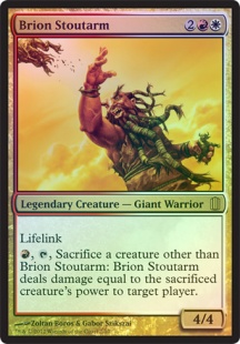 Brion Stoutarm (foil) (oversized)