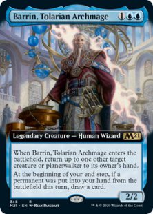 Barrin, Tolarian Archmage (extended art)
