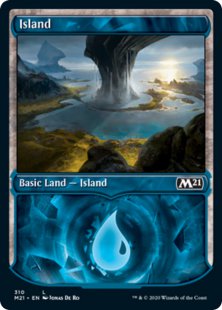 Island (foil) (showcase)