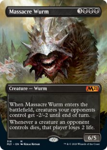 Massacre Wurm (foil) (borderless)